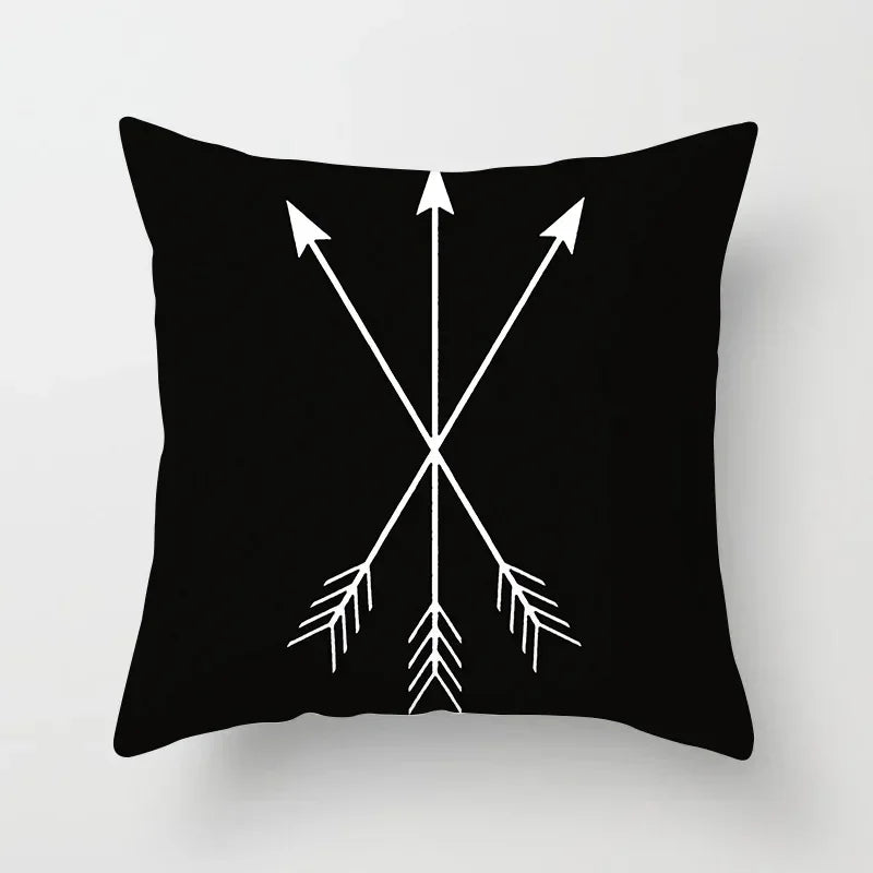 Axyaa Geometric Stripe Printed Pillowcase - Modern Home Decor