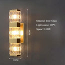 Axyaa Crystal Wall Light for Living Room, TV Background, and Corridor