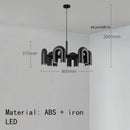 Axyaa Nordic LED U-shaped Chandelier for Living Room, Bedroom, Children's Room - Wall Light