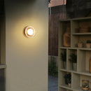 Axyaa Outdoor Black LED Wall Light Waterproof Garden Decor