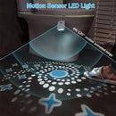 Axyaa Motion Sensor Toilet Light with Star Projection & 16 Colors - Rechargeable LED Night Light