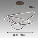 Axyaa LED Chandelier Pendant Lamp for Dining Room | Modern Hanging Ceiling Light