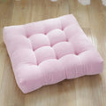 Axyaa Corduroy Square Floor Seat Cushion - Oversized Tufted Chair Pad