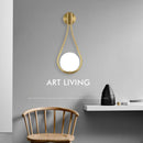 Axyaa Bedside Bedroom Wall Sconce Metal Light Fixture Switch Included
