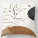 Axyaa Abstract Line Pattern Decorative Pillow Cover