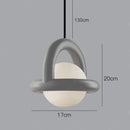 Axyaa Glass Ball Lamp: Danish Design LED, Balloon Pendant, Aesthetic Room Decor