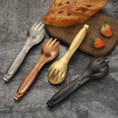 Axyaa Stainless Steel Food Tongs - Non-Slip Cooking Tool for Barbecue, Grilling & Frying