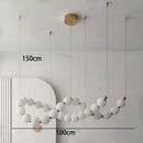 Axyaa French LED Pendant Lights for Living Room & Dining Room Indoor Lighting