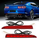Axyaa LED Rear Bumper Reflector Light for Chevy Camaro Cadillac XT5 ATS