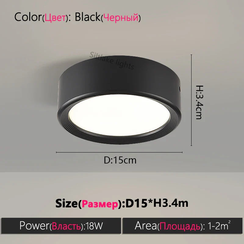 Axyaa 18W LED Downlights Ceiling Spot Lamp Surface Mounted Kitchen Lighting