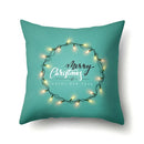 Axyaa Christmas Santa Claus Print Pillow Cover 45X45CM