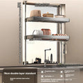Axyaa Over Sink Dish Drying Rack & Organizer Shelf - Adjustable Multifunctional Storage