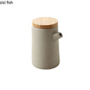 Axya Ceramic Soy Sauce Bottle Vinegar Pot Kitchen Storage Container