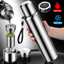 Axyaa Smart Stainless Steel Thermos Bottle with LED Temperature Display for Outdoor