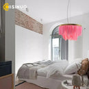 Axyaa Nordic Feather Pendant Chandelier for Home Decor Lighting