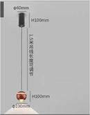 Axyaa Minimalist LED Pendant Chandelier for Bedroom, Living Room, and TV Background Lighting