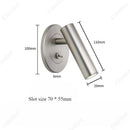 Axyaa LED Reading Wall Lamp with Adjustable Angle for Advanced Bedroom Lighting