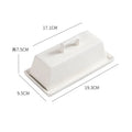 Axyaa Ceramic Butter Dish with Lid - Stylish Cheese & Dessert Plate