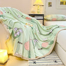 Axyaa Milk Flannel Printed Blanket