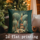 Axyaa Festive Christmas Pillow Covers for Sofa, Bedroom, and Car