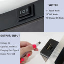 Axyaa LED Motion Sensor Wall Lamp, Acrylic Lighting, Touch Switch, Modern Interior Decor