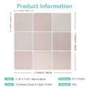 Axyaa 3D Tile Sticker: Self-adhesive Wall Panel Peel and Stick Backsplash for Kitchen, Bathroom