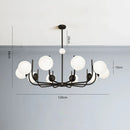 Axyaa Minimalist Molecular LED Pendant Light Circular Hanging Lamp
