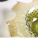 Axyaa Gradient Glass Vase & Fruit Plate Combo: Stylish Home Decor & Storage Solution
