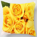 Axyaa Rose Series Yellow Pink Flowers Pillowcase Home Decor