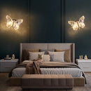 Axyaa Crystal Butterfly Wall Lamp: Luxury Nordic Indoor Lighting for Living Room, Bedroom, and Hallway