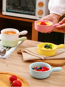 Axyaa Ceramic Kids Bowl for Desserts & Porridge, Baby Food Tableware