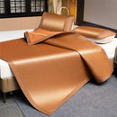 Axyaa Bamboo Cooling Mat 2025: Summer Student Home Comfort, Breathable Washable Bed Sheet