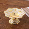 Axyaa High-end Zinc Alloy Fruit Plate - European Style Home Decor Craftsmanship