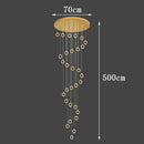 Axyaa Crystal Chandelier Pendant Light for Living Room and Bedroom