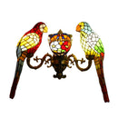 Axyaa Tiffany Parrot Wall Lamp - American Countryside Stained Glass Decoration