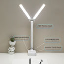 Axyaa LED Desk Lamp: Rechargeable, Dimmable, Foldable, Eye Protection, USB Powered