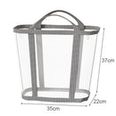 Axyaa Nylon Mesh Laundry Basket: Large Capacity, Portable, Foldable, Wall Mounted Organizer