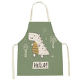 Axyaa Kitchen Apron: Fun Cartoon Design for Cooking, Baking, and Cleaning.