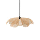 Axyaa Rattan Petal Willow LED Chandelier - Japanese Style Indoor Lighting