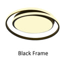 Axyaa Modern LED Round Pendant Light in Gold/Black/White for Home Lighting