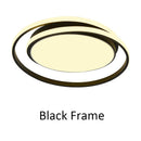 Axyaa LED Round Pendant Light Gold/Black/White Tricolor for Modern Home Lighting