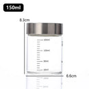 Axyaa Glass Brew Bottle with Scale - Leak-proof, Travel-friendly Fluid Container