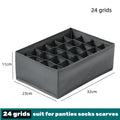 Axyaa Clothing Organizer Box for Underwear Socks Bras Pants Scarves Ties Jeans & more