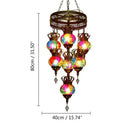 Axyaa Exotic Turkish-Style Chandelier for Elegant Living Space