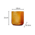 Axyaa Modern Glass Vase Hydroponic Flower Pot for Home Decor
