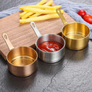 Axyaa Stainless Steel Sauce Pan with Handle and Mini Seasoning Dishes