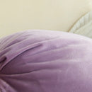 Axyaa Soft Purple Pillow Cover - Nordic Style Sofa Cushion Decor, Square Pillowcase