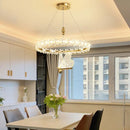 Luxury Crystal LED Chandelier by Axyaa for Home Decor & Dining