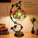 Axyaa Tiffany Table Lamp - Elegant Retro Stained Glass Desk Lamp for Home and Hotel