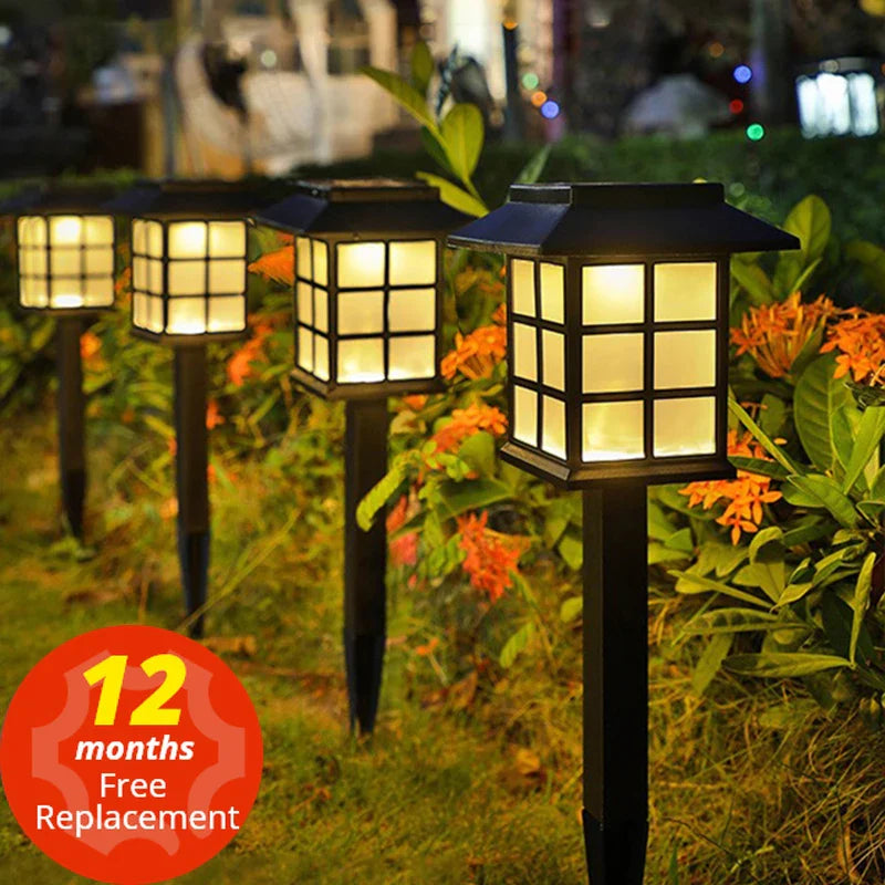 Axyaa Solar Lantern Lights for Home Garden Patio Energy-Efficient Lighting